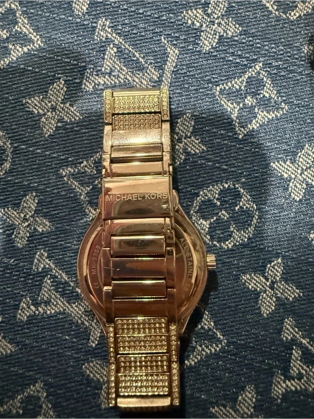 Michael Kors Silver Pavé Crystal Women's Watch - Picture 3 of 5